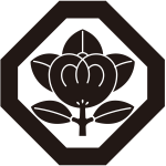 隅切り角に橘紋