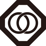 隅切り角に輪違い紋