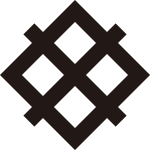 隅立て角に出直違紋