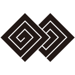 隅立て重ね稲妻紋