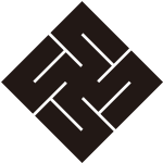 隅立て右万字崩し紋