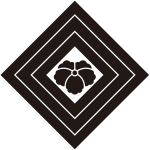 隅立て三つ入子枡に大割り蔦紋