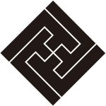 隅立て紗綾形稲妻紋