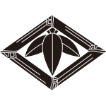 竹菱に三枚笹紋