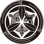 竹輪に九枚笹に雀紋