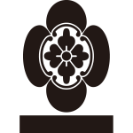 竪木瓜に一つ引き紋