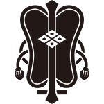 唐団扇に四つ目菱紋