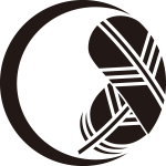 月に折れ鷹の羽紋