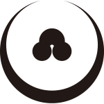 月輪に豆洲浜紋