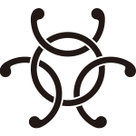 繋ぎ三つ組み鐶紋