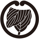 蔓一つ折れ柏紋