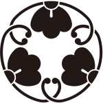 蔓結び花菱崩し紋