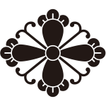 蔓四つ丁子菱紋