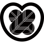 団扇に違い鷹の羽紋