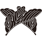 割り違い梶の葉紋