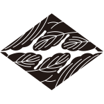 割り梶の葉菱紋