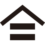 山形に二つ引き紋