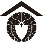 山形に下り藤紋