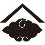 山形に瑞雲紋