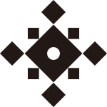 八つ石に釘抜紋