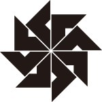 八つ割り釘抜車紋