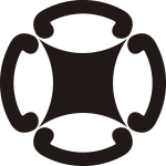 四つ鐶に糸巻紋