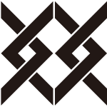 四つ組み合い山形紋