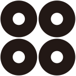 四つ蛇の目（２）紋