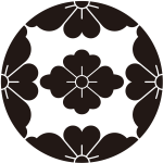 四つ割り桜に花菱紋