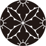 四つ割り七宝に花菱紋