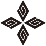 四つ寄せ稲妻菱紋