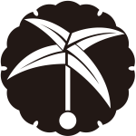 雪持ち地抜き羽根紋