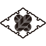 雪輪菱に違い鷹の羽紋