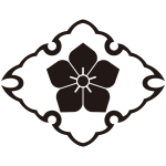 雪輪菱に桔梗紋