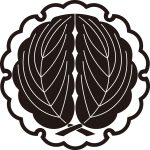 雪輪に抱き柏紋