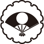 雪輪に日の丸扇紋