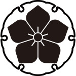 雪輪に桔梗紋