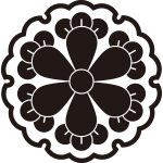 雪輪に六つ丁子紋