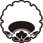 雪輪に覗き木瓜紋