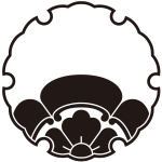 雪輪に覗き五瓜に唐花紋