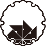 雪輪に覗き四つ目車紋