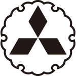 雪輪に寄せ三つ菱紋