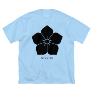 【桔梗紋】水色-Tシャツ